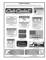 Preview for 38 page of Cub Cadet 59A30033150 Operator'S Manual