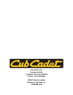 Preview for 41 page of Cub Cadet 59A30033150 Operator'S Manual