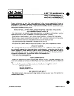 Preview for 16 page of Cub Cadet 724TE Owner'S Manual