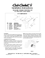 Cub Cadet 759-04080 Installation Instructions предпросмотр