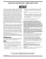 Preview for 64 page of Cub Cadet 760-770 SERIES Operator'S Manual