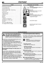 Preview for 8 page of Cub Cadet 769-12285 Original Operating Instructions