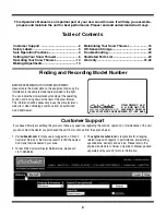 Предварительный просмотр 2 страницы Cub Cadet 828 SWE Operator'S Manual