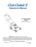 Cub Cadet 977A Operator'S Manual preview