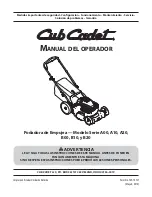 Предварительный просмотр 23 страницы Cub Cadet A00 series Operator'S Manual