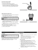 Предварительный просмотр 16 страницы Cub Cadet BV288 Operator'S Manual