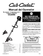 Preview for 41 page of Cub Cadet CC2090 Operator'S Manual