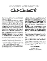 Предварительный просмотр 18 страницы Cub Cadet CC4BP Operator'S Manual