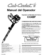 Preview for 37 page of Cub Cadet CC4BP Operator'S Manual