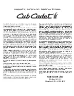 Предварительный просмотр 56 страницы Cub Cadet CC4BP Operator'S Manual