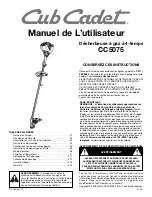 Preview for 17 page of Cub Cadet CC5075 Operator'S Manual