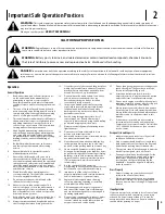 Preview for 3 page of Cub Cadet Challenger 400 Operator'S Manual