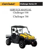 Cub Cadet Challenger 500 Service Manual preview