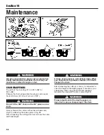 Preview for 18 page of Cub Cadet COMMERCIAL CS5720 Instructions Manual