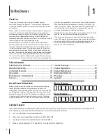 Preview for 2 page of Cub Cadet CSV 050 Operator'S Manual