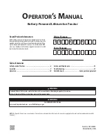 Cub Cadet ENDURO XT Series Operator'S Manual preview