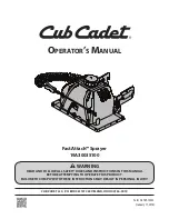 Cub Cadet FastAttach 19A30035100 Operator'S Manual preview