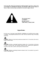 Preview for 2 page of Cub Cadet FM48 Operator'S Manual