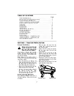 Preview for 2 page of Cub Cadet GT 3235 Operator'S Manual