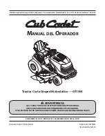 Предварительный просмотр 37 страницы Cub Cadet GT1554 Operator'S Manual