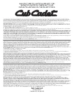 Preview for 24 page of Cub Cadet HB226 Operator'S Manual