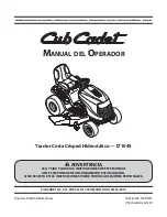 Preview for 37 page of Cub Cadet LT1045 Operator'S Manual