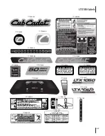 Предварительный просмотр 27 страницы Cub Cadet LTX1050/KW Illustrated Parts Manual