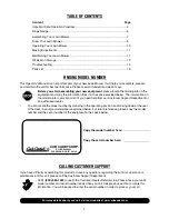 Preview for 2 page of Cub Cadet PR-521 Operator'S Manual