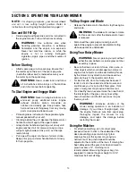 Preview for 10 page of Cub Cadet PR-521 Operator'S Manual