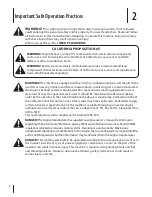 Preview for 2 page of Cub Cadet Pro Z Series 500 Lapbar Operator'S Manual