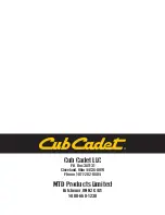 Предварительный просмотр 38 страницы Cub Cadet Pro2B+ 21120902 Operator'S Manual