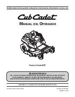 Preview for 41 page of Cub Cadet RZT Series Operator'S Manual