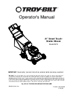 Cub Cadet S979 Operator'S Manual preview