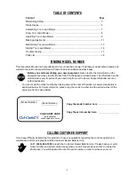 Preview for 2 page of Cub Cadet SC 621 Operator'S Manual