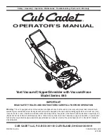 Cub Cadet Series 060 Operator'S Manual предпросмотр