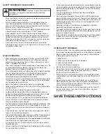 Preview for 3 page of Cub Cadet SS270 Operator'S Manual