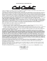 Preview for 48 page of Cub Cadet SS270 Operator'S Manual