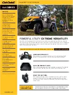 Preview for 1 page of Cub Cadet Volunteer 4 x 4 EFI Camo Brochure