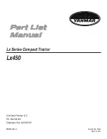 Cub Cadet Yanmar Lx450 Part List Manual preview