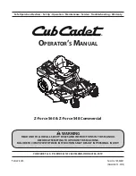 Cub Cadet Z-Force 48 Operator'S Manual preview