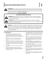 Preview for 3 page of Cub Cadet Z-Force 48 Operator'S Manual