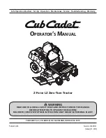 Preview for 1 page of Cub Cadet Z-Force LZ Operator'S Manual