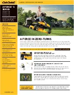 Preview for 1 page of Cub Cadet Z-Force S 48 Brochure