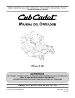 Preview for 37 page of Cub Cadet Z-Force S 48 Operator'S Manual