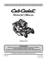 Cub Cadet Z-Force S 54 Operator'S Manual preview