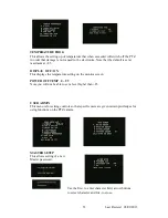 Preview for 53 page of Cub PTZ640 Installation And Operation Manual