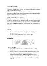 Предварительный просмотр 2 страницы Cub TPM201 User Manual