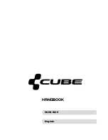 Предварительный просмотр 1 страницы Cube Road bike Handbook