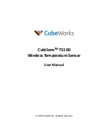 Предварительный просмотр 1 страницы CubeWORKS CubiSens TS100 User Manual