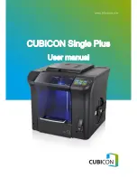 Cubicon Single Plus User Manual preview